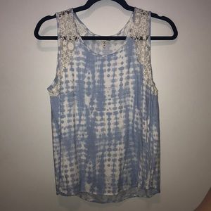 monteau lacy tie-dye tank!!